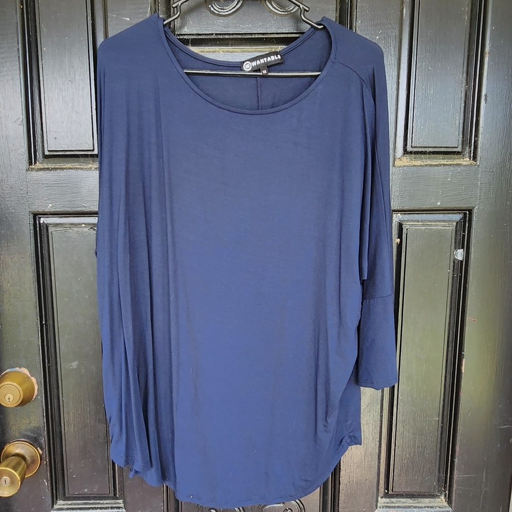 Navy 3/4 sleeve